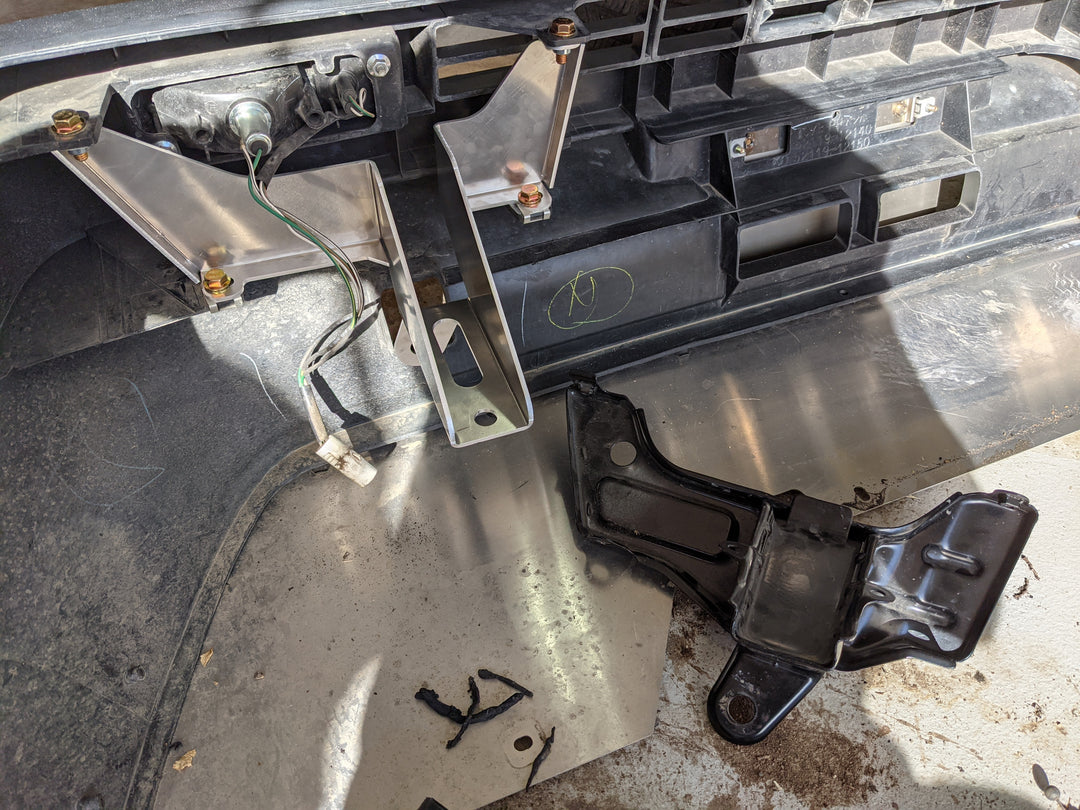 AE86 TRUENO FRONT BUMPER BRACKETS (ZENKI) - RA Motorsports Canada