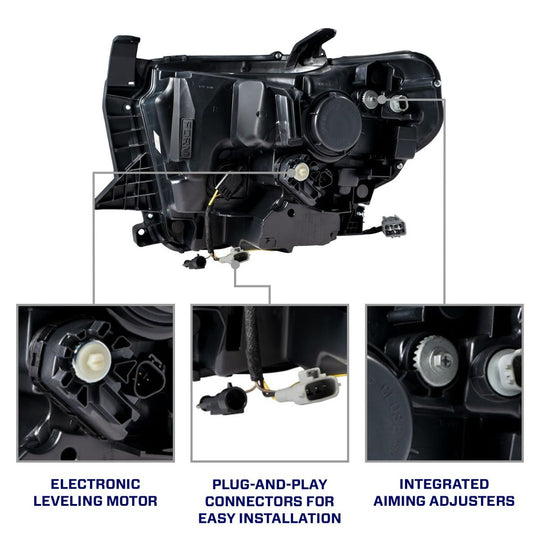 2014-2021 Toyota Tundra LED Projector Headlights (pair) - RA Motorsports Canada