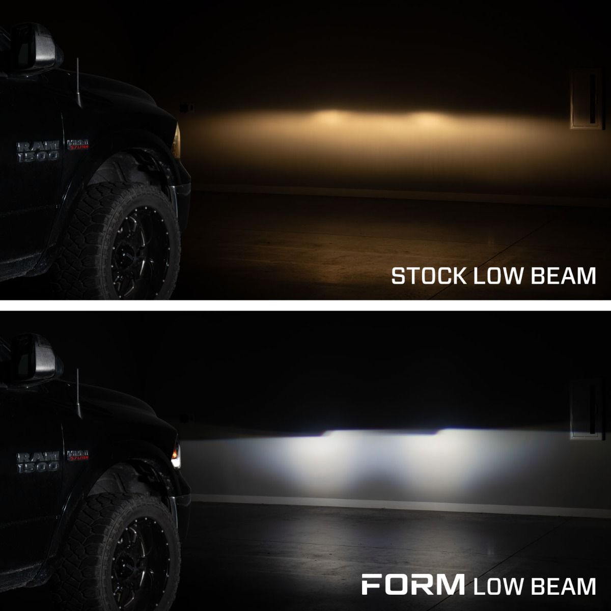 CHUSYYRAY LED Headlight & Fog Light Bulb Combo For Dodge RAM 1500 2500 3500 2009-2012