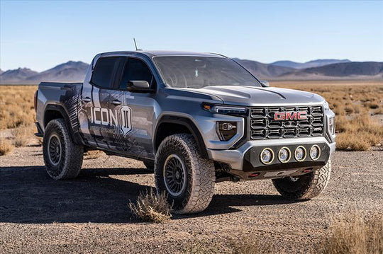 ICON 2023 GMC CANYON AT4, DENALI, & ELEVATION/CHEVROLET COLORADO TRAIL BOSS, 1.75-2.5" LIFT, STAGE 4 SUSPENSION SYSTEM W/ TUBULAR UPPER CONTROL ARMS - RA Motorsports Canada
