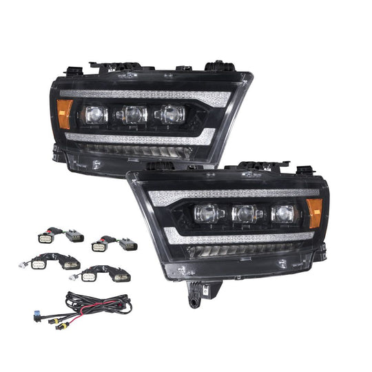 2019-2024 Ram 1500 Sequential LED Projector Headlights (pair) - RA Motorsports Canada