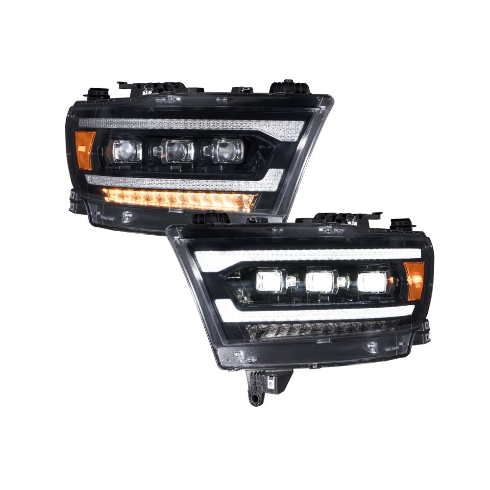 2019-2024 Ram 1500 Sequential LED Projector Headlights (pair) - RA Motorsports Canada