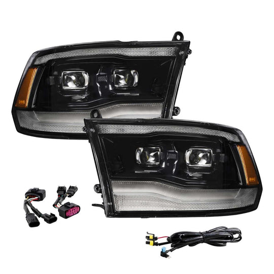 2009-2018 Ram 1500/2500/3500 LED Projector Headlights (pair) - RA Motorsports Canada