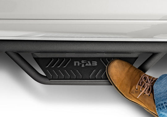 Textured Black Cab Length Podium Steps, 05-23 Tacoma Double Cab - RA Motorsports Canada