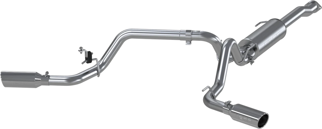 3-INCH/2.5-INCH CAT-BACK EXHAUST DUAL SIDE EXIT, RACE PROFILE - 16-23 Tacoma V6 - RA Motorsports Canada