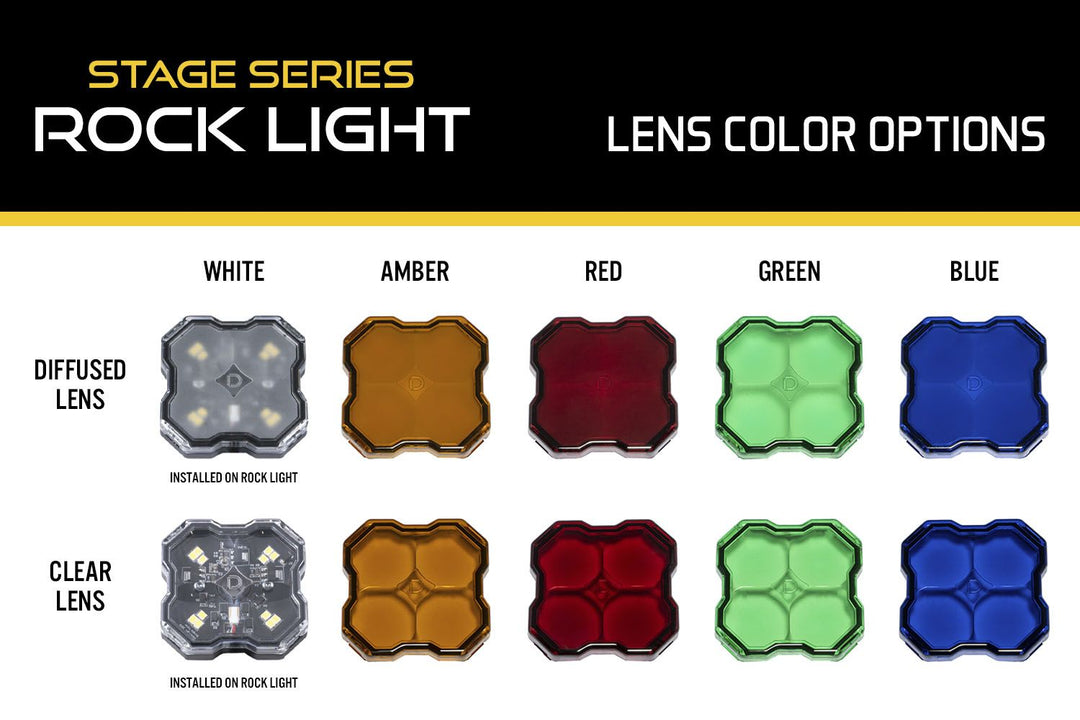 Stage Series Rock Light Lens (one) - RA Motorsports Canada