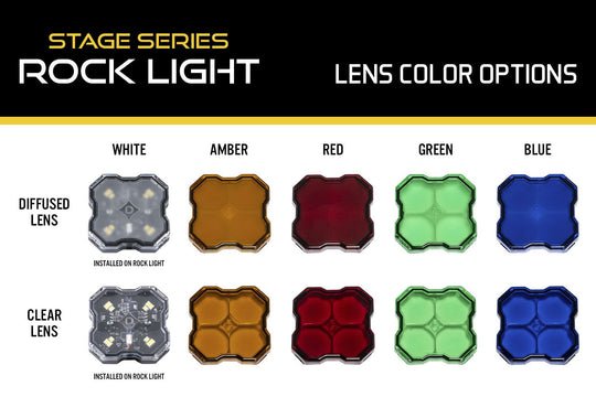 Stage Series Rock Light Lens (one) - RA Motorsports Canada
