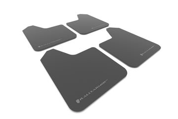 Rally Armor Universal UR Black Mud Flap Grey Logo