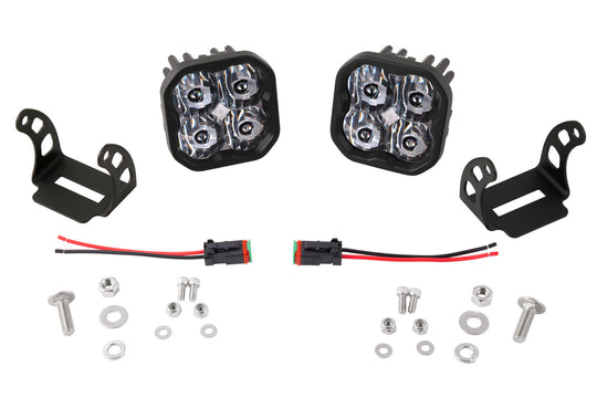 STAGE SERIES 3" SS3 WHITE LED POD STANDARD (PAIR) - RA Motorsports Canada