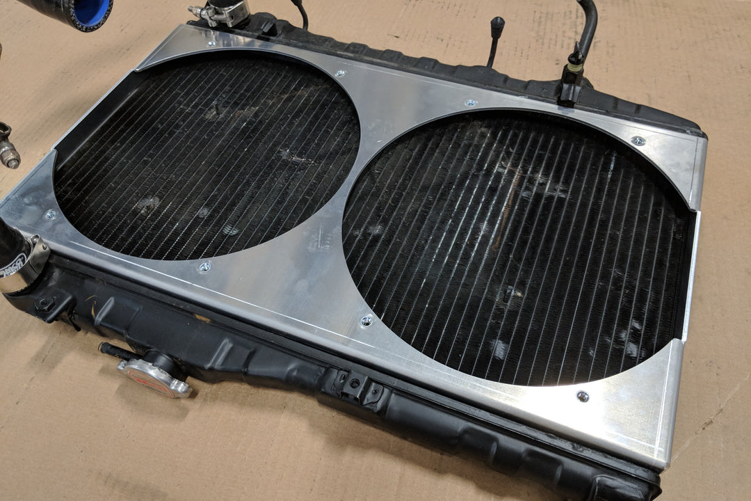 84-87 TOYOTA COROLLA AE86 RADIATOR FAN SHROUD KIT | RA Motorsports Canada